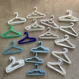 Bulk Baby kids plastic hangers